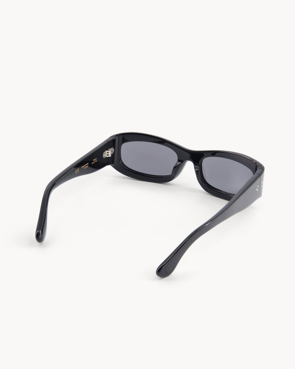 PORT TANGER x OUR LEGACY RAPTOR サングラス Raptor | Black Acetate | Black Lens | Port Tanger Sunglasses