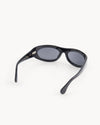 Port Tanger Visited By Our Legacy Raven Sunglasses in Black Acetate and Black Lenses 3