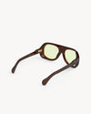 Port Tanger Kuky Sunglasses in Bunna Acetate and Mint Lenses 3