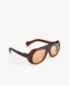 Port Tanger Kuky Sunglasses in Bunna Acetate and Amber Lenses 2