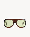 Port Tanger Kuky Sunglasses in Bunna Acetate and Mint Lenses 1