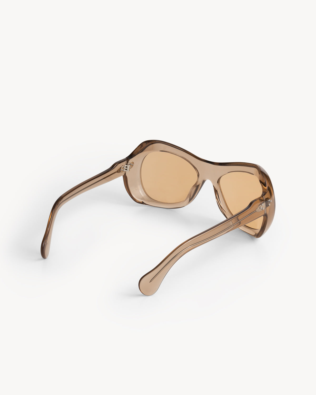 Port Tanger Soledad Sunglasses in Honey Acetate and Amber Lenses 3