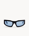 Port Tanger Andalucia Sunglasses in Black Acetate and Rif Blue Lenses 1