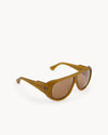 Port Tanger Gambia Sunglasses in Yellow Ochra Acetate and Tobacco Lenses 2