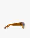 Port Tanger Niyyah Sunglasses in Atardecer Acetate and Tobacco Lenses 4