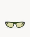 Port Tanger Malick Sunglasses in Cardamom Acetate and Warm Olive Lenses 1