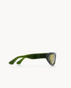 Port Tanger Malick Sunglasses in Cardamom Acetate and Warm Olive Lenses 4