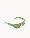Port Tanger Malick Sunglasses in Senegal Green Acetate and Tobacco Lenses 2