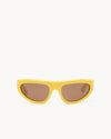 Port Tanger Malick Sunglasses in Senegal Yellow Acetate and Tobacco Lenses 1