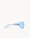 Port Tanger Nunny Sunglasses in Rif Blue Acetate and Rif Blue Lenses 4