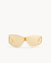 Port Tanger Nunny Sunglasses in Sandarac Acetate and Amber Lenses 1