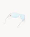 Port Tanger Nunny Sunglasses in Frosty Blue Acetate and Rif Blue Lenses 3