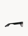 Port Tanger Bodi Sunglasses in Black Acetate and Black Lenses 4