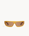 Port Tanger Bodi Sunglasses in Yellow Ochra Acetate and Tobacco Lenses 1