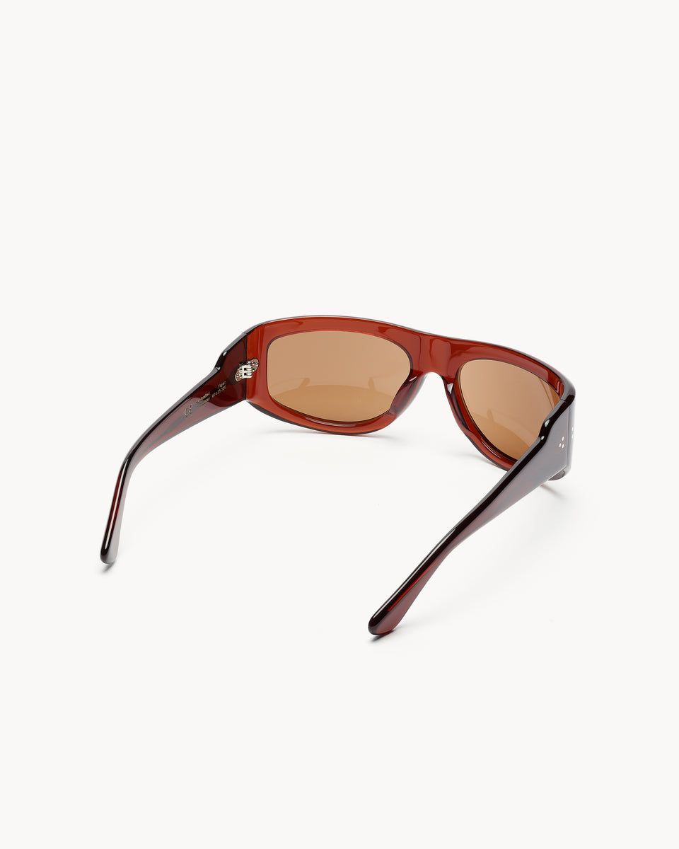 Fayaz | Terracotta Acetate | Tobacco Lens | Port Tanger Sunglasses ...