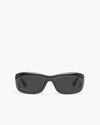 Port Tanger Ghaib Sunglasses in Black Acetate and Black Lenses 1