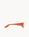 Port Tanger Ghaib Sunglasses in Coral Red Acetate and Tobacco Lenses 4