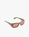 Port Tanger Ghaib Sunglasses in Alkakaw Acetate and Tobacco Lenses 2
