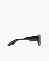 Port Tanger Zia Sunglasses in Black Acetate and Black Lenses 4