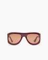 Port Tanger Zia Sunglasses in Carmesi Acetate and Alkakaw Lenses 1