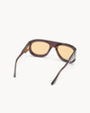 Port Tanger Zia Sunglasses in Bunaa Acetate and Amber Lenses 3