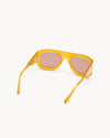 Port Tanger Zia Sunglasses in Manuka Acetate and Tobacco Lenses 3