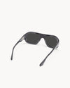 Port Tanger Gray Sunglasses in Black Acetate and Black Lenses 3