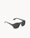 Port Tanger Gray Sunglasses in Black Acetate and Black Lenses 2