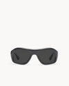 Port Tanger Gray Sunglasses in Black Acetate and Black Lenses 1