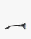 Port Tanger Gray Sunglasses in Black Acetate and Rif Blue Lenses 4