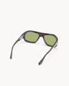 Port Tanger Gray Sunglasses in Myrrh Acetate and Olive Lenses 3