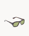 Port Tanger Gray Sunglasses in Myrrh Acetate and Olive Lenses 2