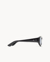 Port Tanger Irfan Sunglasses in Black Acetate and Rif Blue Lenses 4