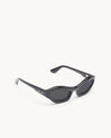 Port Tanger Hayya Sunglasses in Black Acetate and Black Lenses 2