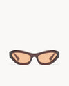 Port Tanger Hayya Sunglasses in Bunaa Acetate and Amber Lenses 1
