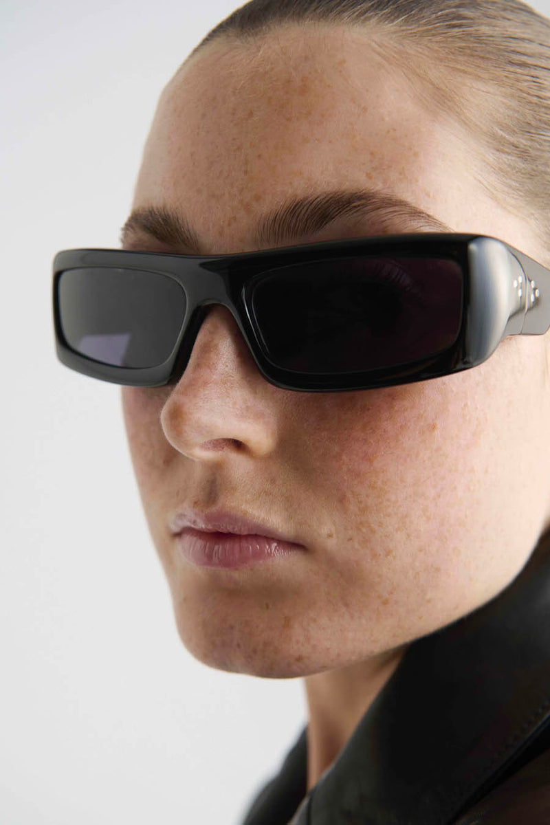 Daryan | Black Acetate | Black Lens | Port Tanger Sunglasses
