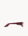 Port Tanger Daryan Sunglasses in Carmesi Acetate and Amber Lenses 4