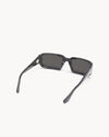 Port Tanger Mektoub Sunglasses in Black Acetate and Black Lenses 3