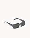 Port Tanger Mektoub Sunglasses in Black Acetate and Black Lenses 2