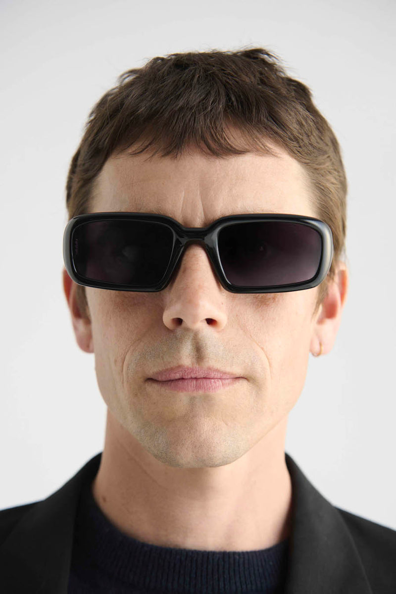Mektoub | Black Acetate | Black Lens | Port Tanger Sunglasses