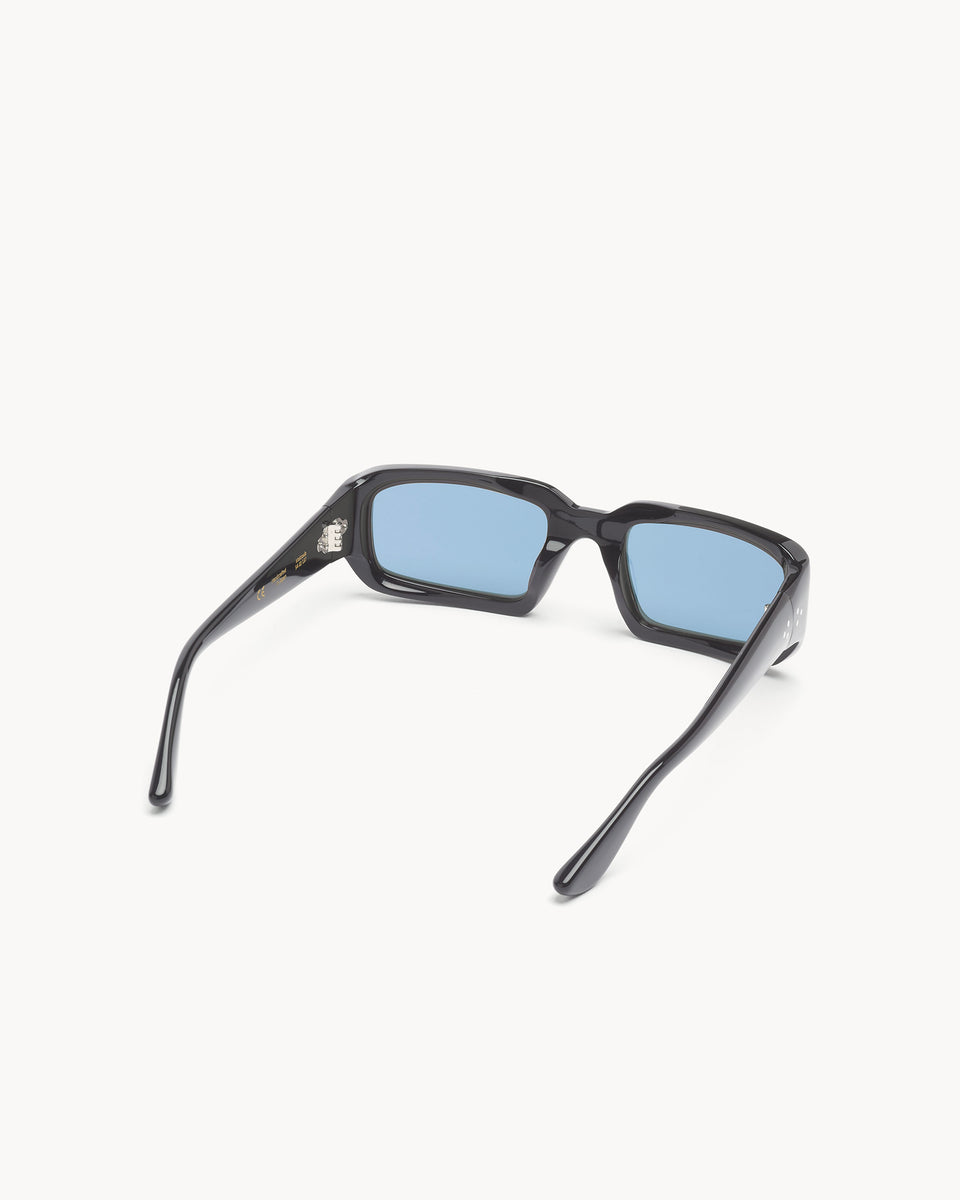 Mektoub | Black Acetate | Rif Blue Lens | Port Tanger