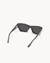 Port Tanger Ayreen Sunglasses in Black Acetate and Black Lenses 3