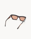 Port Tanger Ayreen Sunglasses in Myrrh Acetate and Tobacco Lenses 3