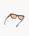 Port Tanger Ayreen Sunglasses in Bunaa Acetate and Amber Lenses 3