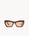 Port Tanger Ayreen Sunglasses in Bunaa Acetate and Amber Lenses 1