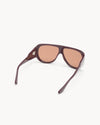 Port Tanger Gambia Sunglasses in Carmesi Acetate and Tobacco Lenses 3
