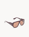 Port Tanger Gambia Sunglasses in Carmesi Acetate and Tobacco Lenses 2