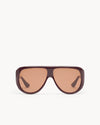Port Tanger Gambia Sunglasses in Carmesi Acetate and Tobacco Lenses 1