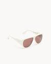 Port Tanger Gambia Sunglasses in Sandarac Acetate and Tobacco Lenses 2