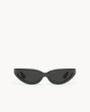 Port Tanger Fanna Sunglasses in Black Acetate and Black Lenses 1
